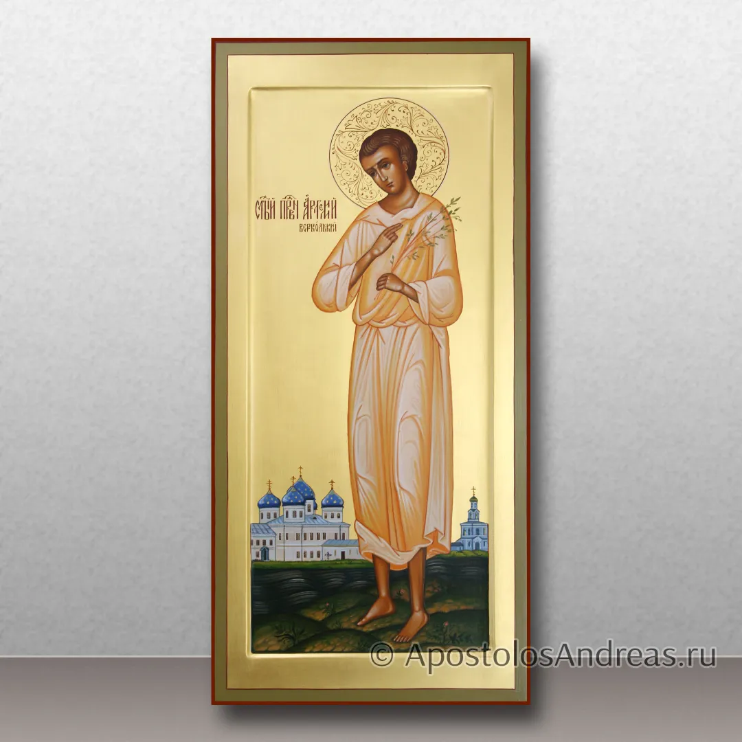 Икона Артемий Веркольский отрок, праведный, 25х50, 2024 — образец № 2