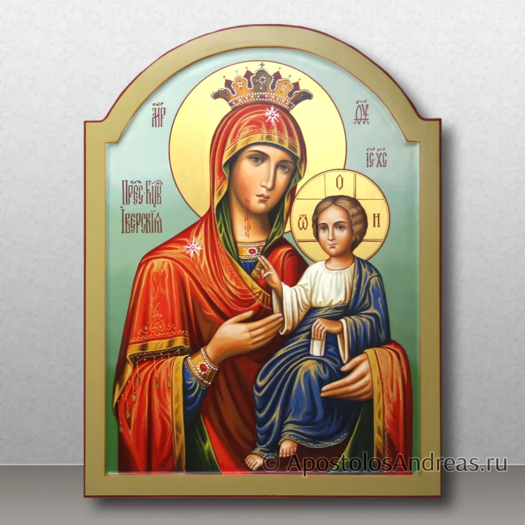 Икона Иверская Богородица (арочная доска), образец № 15
