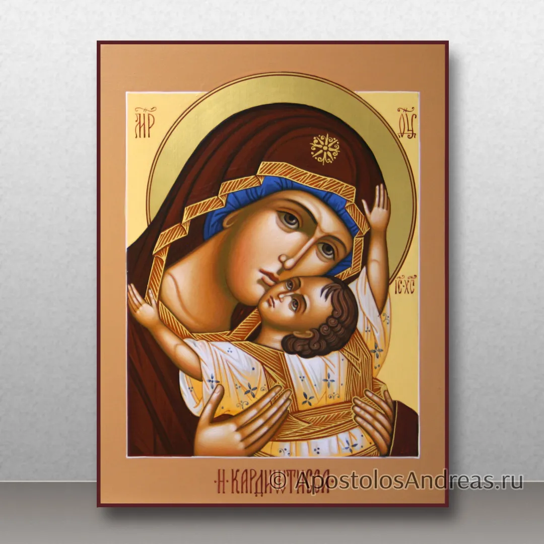 Икона Божией Матери Кардиотисса, 18х24, 2025 — образец № 10