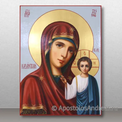 Икона Казанская Божия Матерь, миниатюра № 16