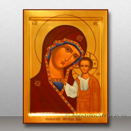 Икона Казанская Божия Матерь, миниатюра № 26