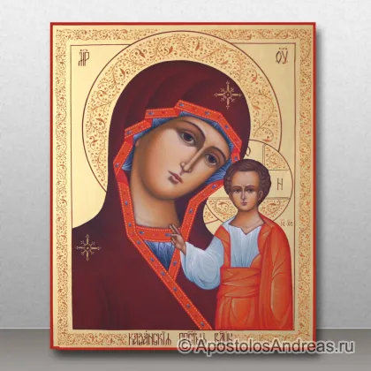 Икона Казанская Божия Матерь, миниатюра № 6