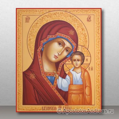 Икона Казанская Божия Матерь, миниатюра № 7