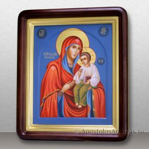 Икона в киоте Песчанская Божия Матерь (с золочением нимбов), миниатюра № 3