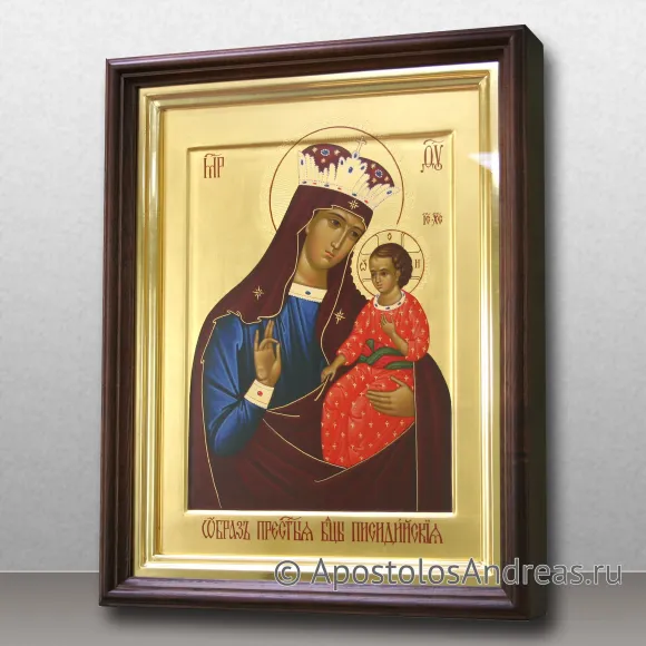 Рукописная икона Писидийская Божия Матерь