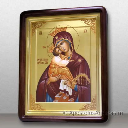 Икона Почаевская Божья Матерь, в киоте — миниатюра № 8