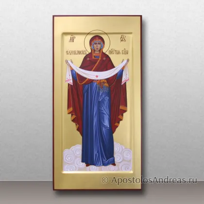 Икона Покров Пресвятой Богородицы, ростовая — миниатюра № 22