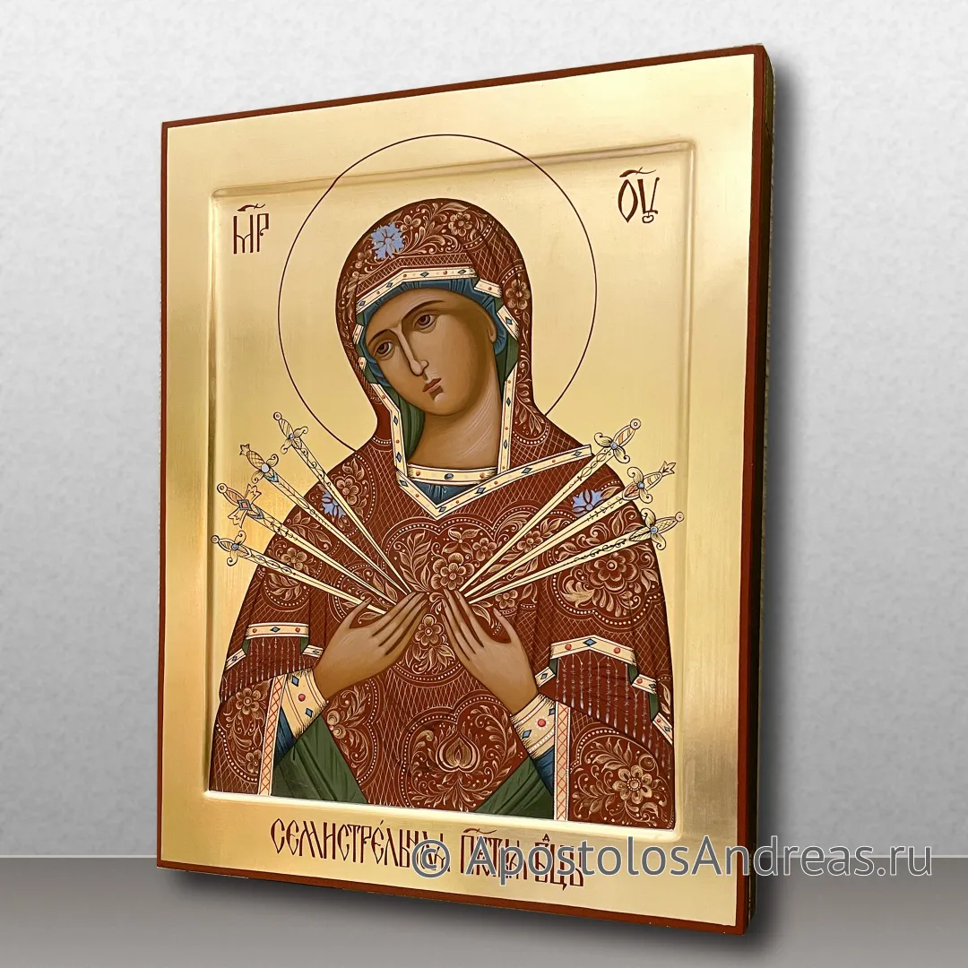Икона Семистрельная Божия Матерь, 24х30, 2023 — образец № 19