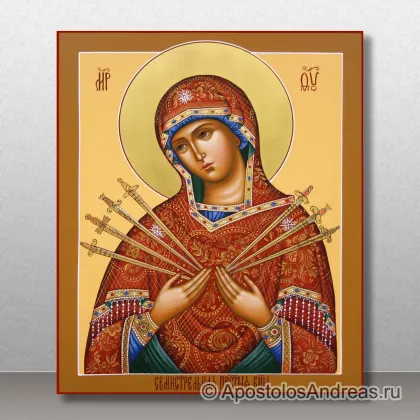 Икона Семистрельная Божия Матерь — миниатюра № 6