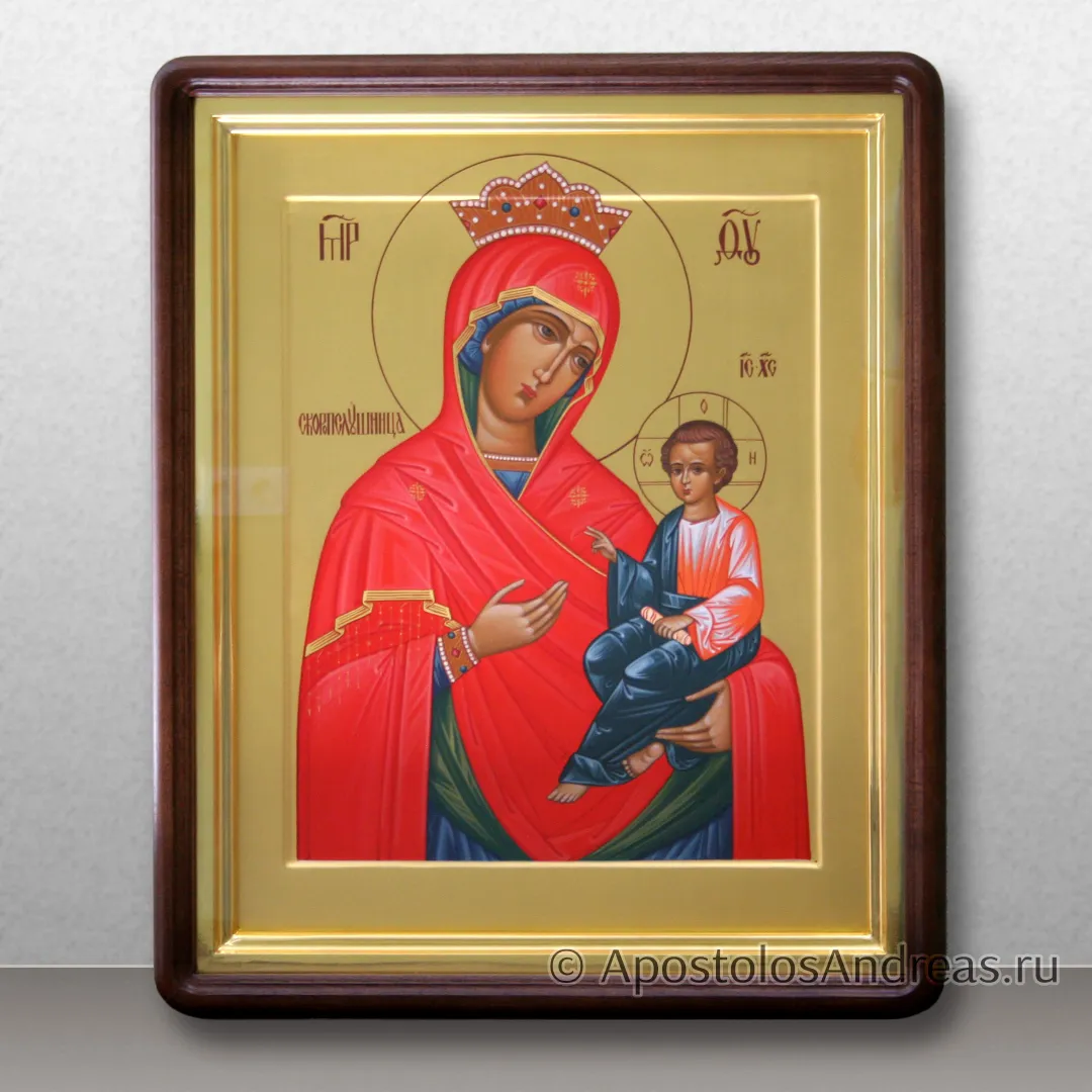Икона Божья Матерь Скоропослушница (в киоте), в киоте - 47х57, 2025 — образец № 6