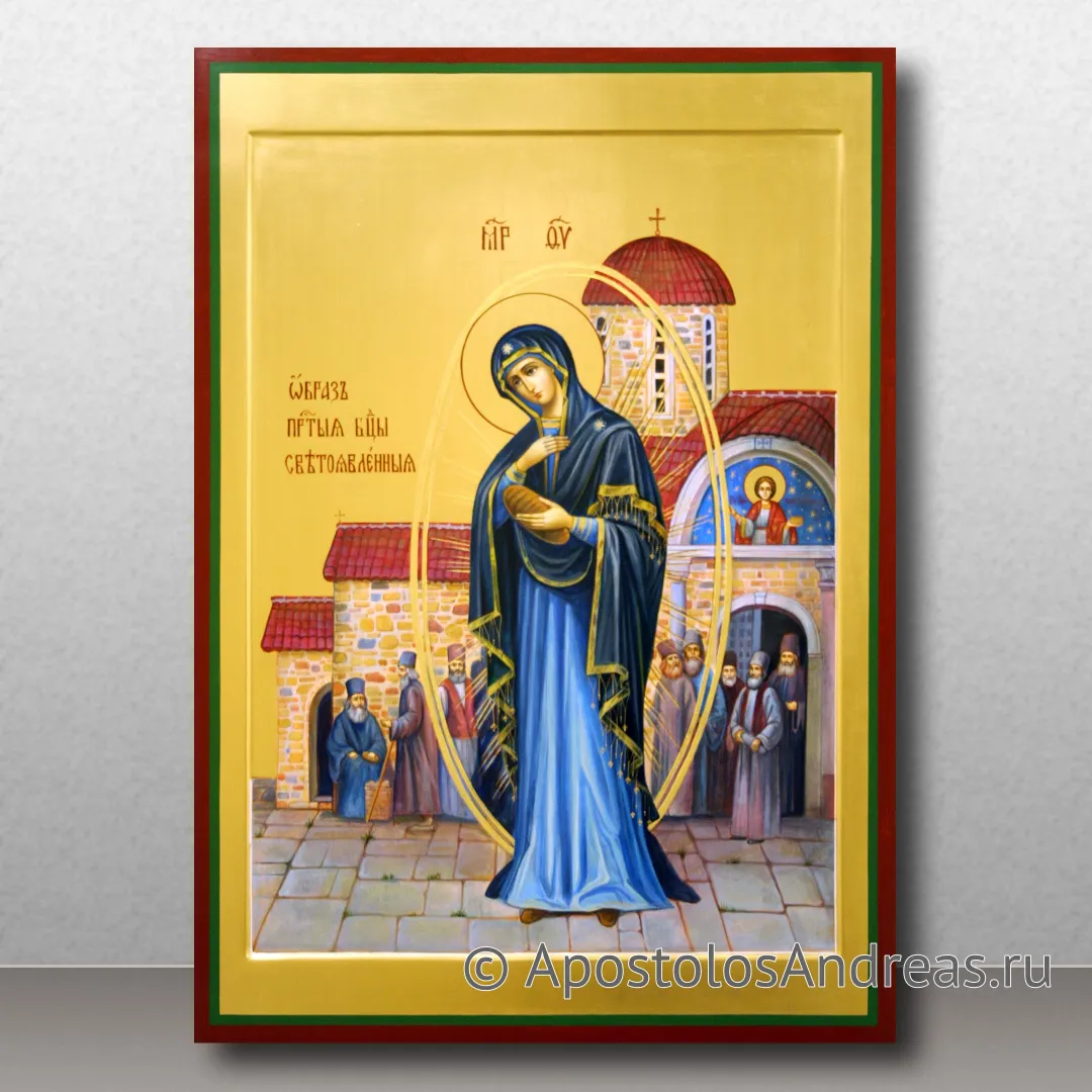 Икона Светоявленная Божия Матерь (Светописанная), 30х40, 2024 — образец № 1