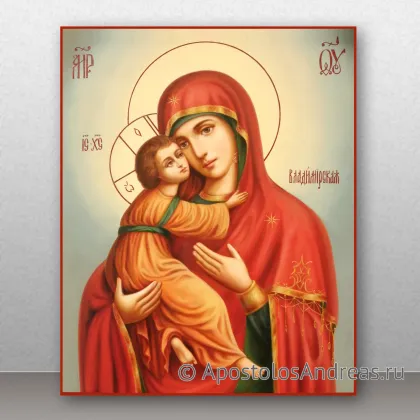 Икона Владимирская Божия Матерь — миниатюра № 3