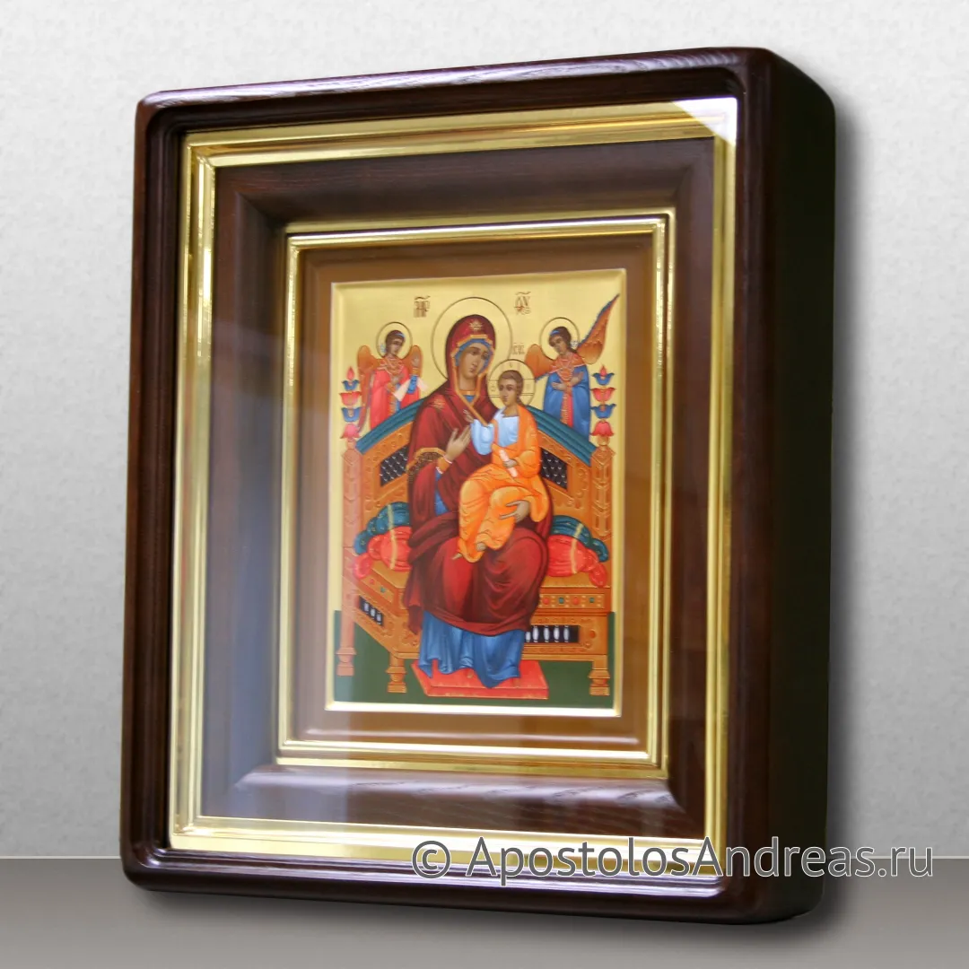 Икона Всецарица, 24х30 (габариты по киоту - 40х46), 2022 — образец № 10