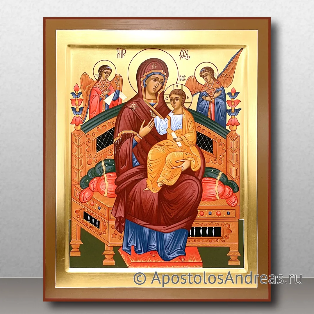 Икона Божьей матери Всецарица, с золочением, 24х30, 2023 — образец № 14
