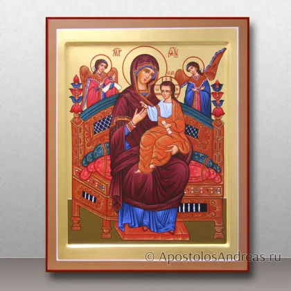 Икона Всецарица, с золочением фона — миниатюра № 17