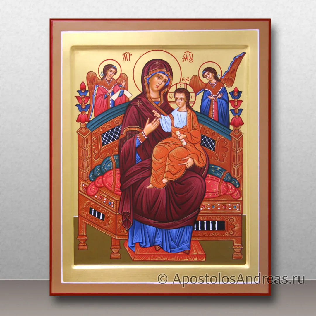 Икона Всецарица, с золочением фона, 24х30, 2024 — образец № 17