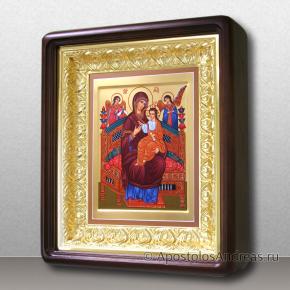 Икона Богородица Всецарица, в киоте с резной рамой, миниатюра № 19