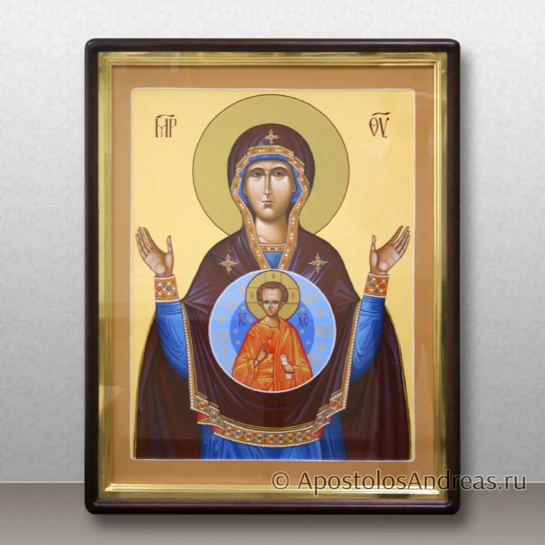 Икона Знамение, 40х50, 2024 — образец № 10