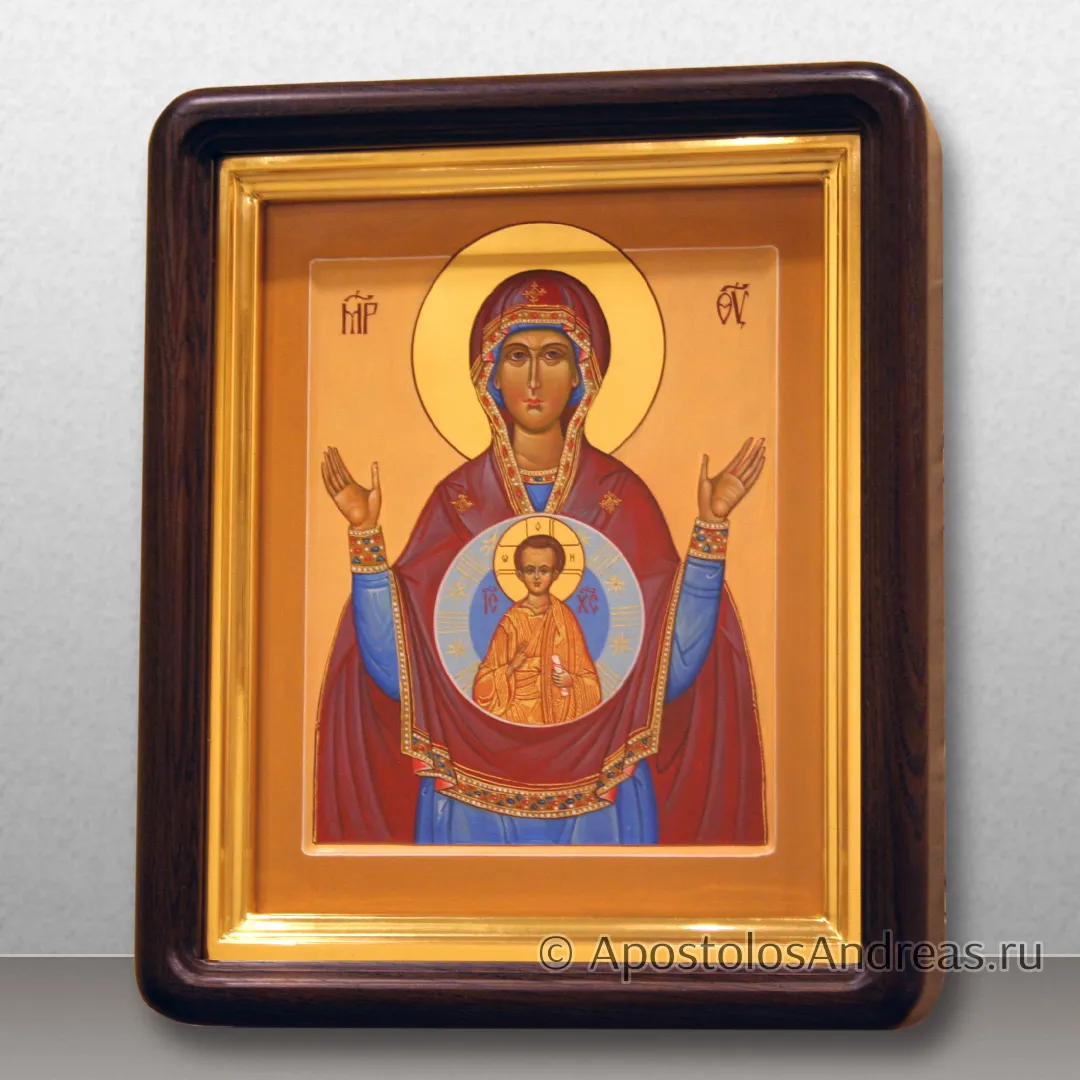 Икона Знамение, 24х30, 2024 — образец № 12