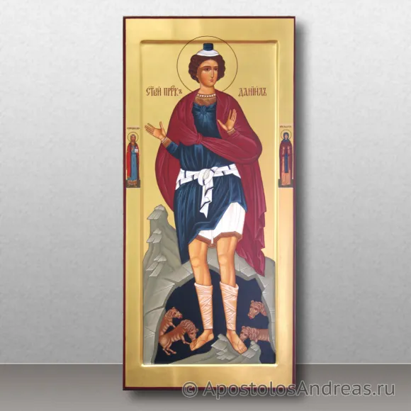 Рукописная икона Даниил пророк