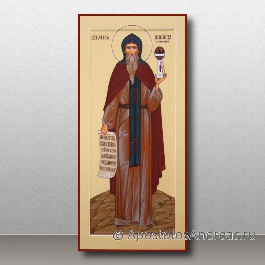 Икона Даниил Столпник, преподобный, 2022 — образец № 1