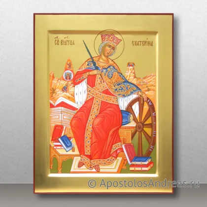 Икона Екатерина Александрийская, дева, великомученица — миниатюра № 10