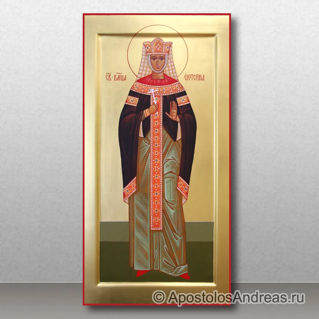 Икона Екатерина Александрийская, дева, великомученица — образец № 4