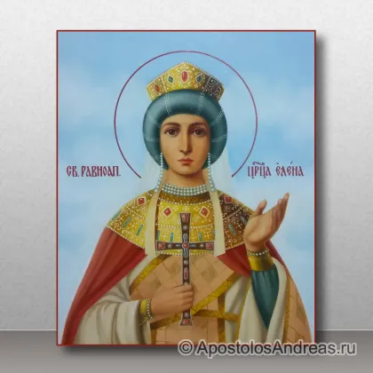 Икона Елена Константинопольская, царица, равноапостольная, миниатюра № 2