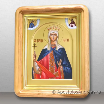 Икона в киоте Елены царицы (с золочением фона), миниатюра № 21