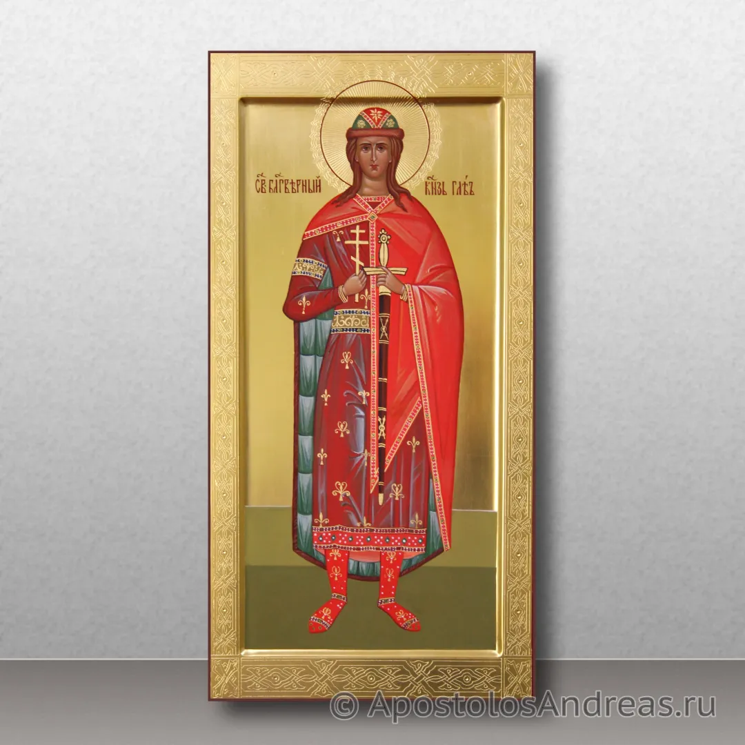Икона Глеб Владимирский, благоверный князь — образец № 4
