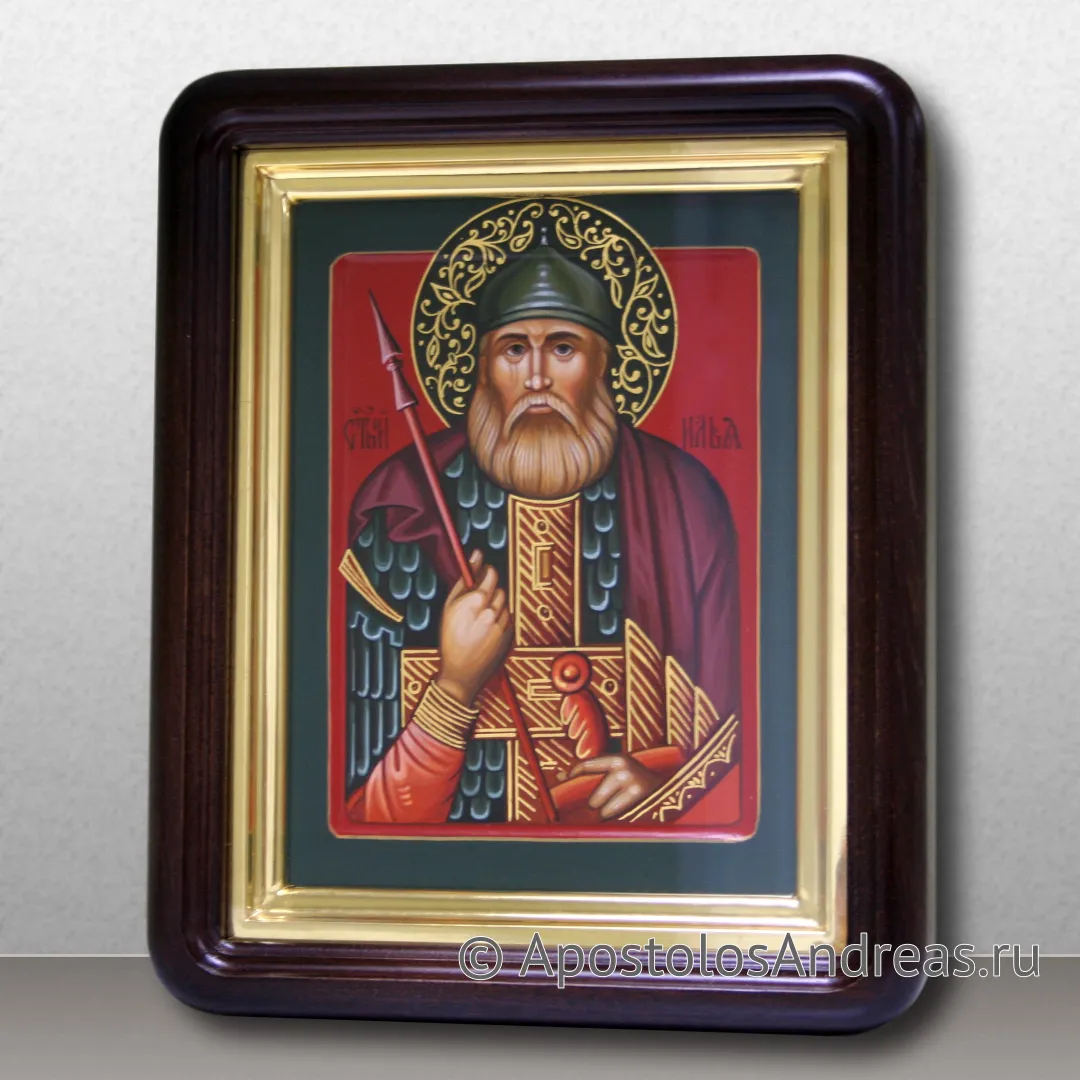 Икона Илья Муромец, Печерский, преподобный, 2023 — образец № 4