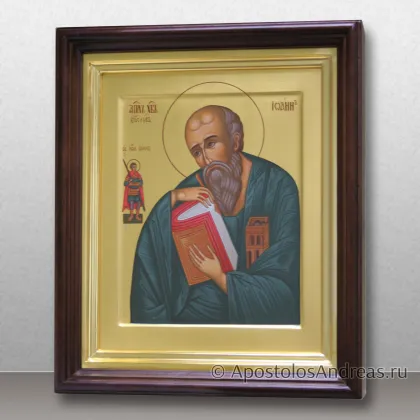 Икона в киоте Иоанна Богослова, апостола — миниатюра № 7