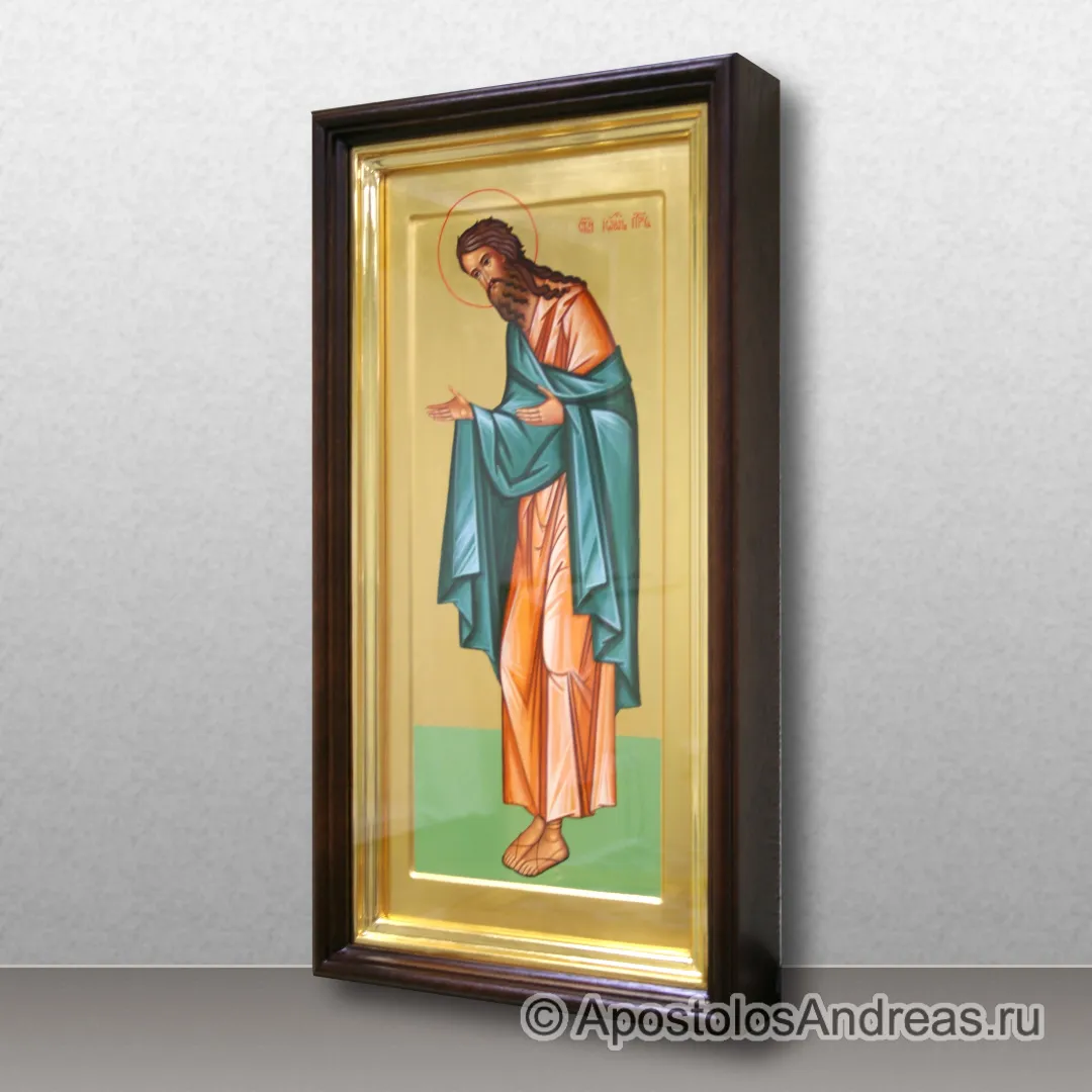 Мерная икона в киоте Иоанн Креститель, 25х50, 2017 — образец № 2