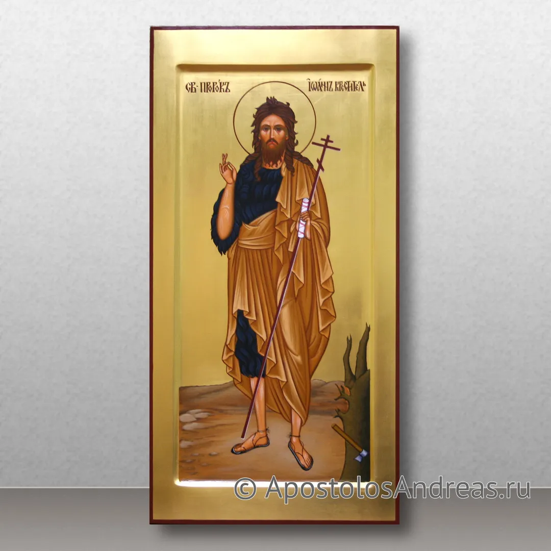 Мерная икона Иоанн Креститель, 25х50, 2021 — образец № 4
