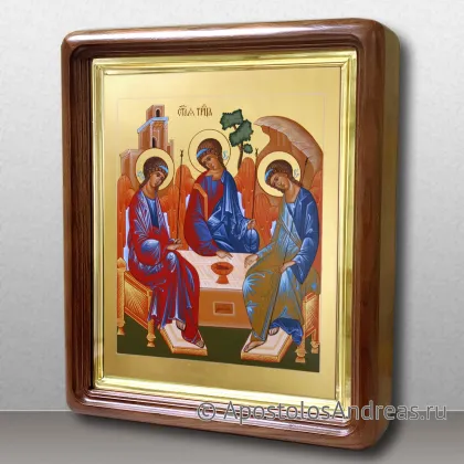 Икона Троицы в киоте — миниатюра № 16