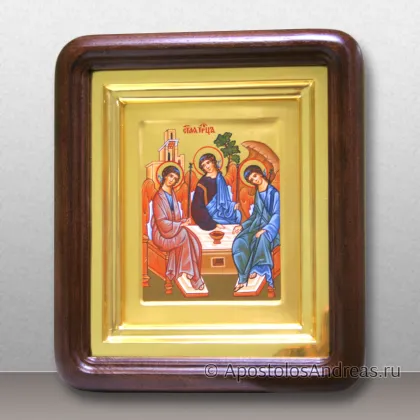 Икона Святой Троицы в киоте — миниатюра № 20