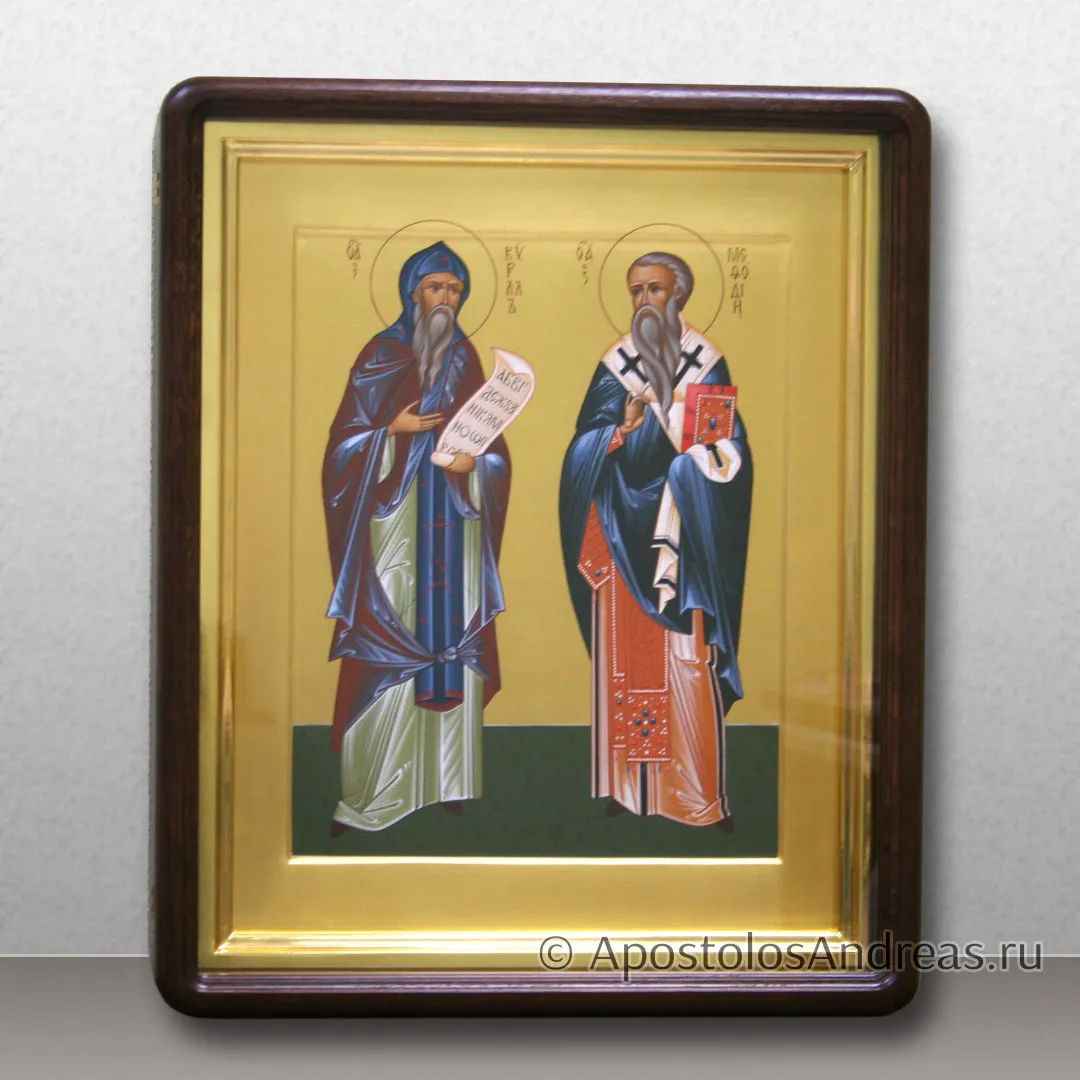 Икона Кирилл и Мефодий, равноапостольные, образец № 3