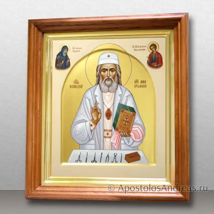 Икона в киоте Лука Крымский (с предстоящими) — миниатюра № 39