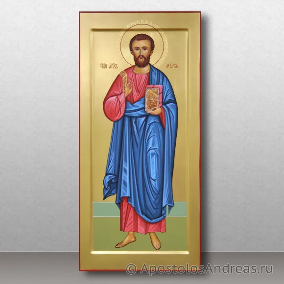 Рукописная икона Марк апостол, евангелист