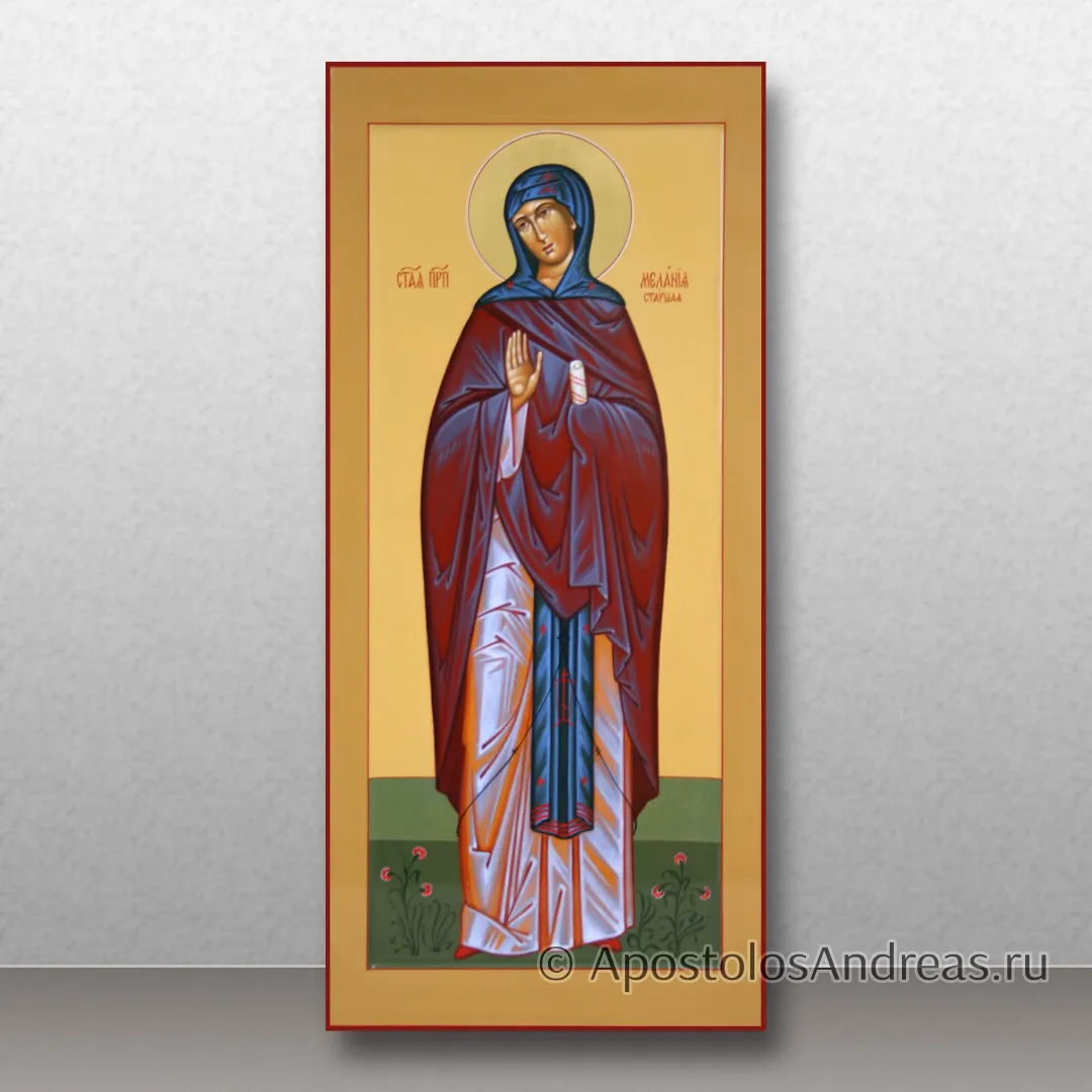 Икона Мелании Старшей преподобной, 25х50, 2025 — образец № 1