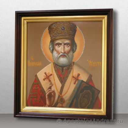 Икона Николай Мирликийский, чудотворец, миниатюра № 20