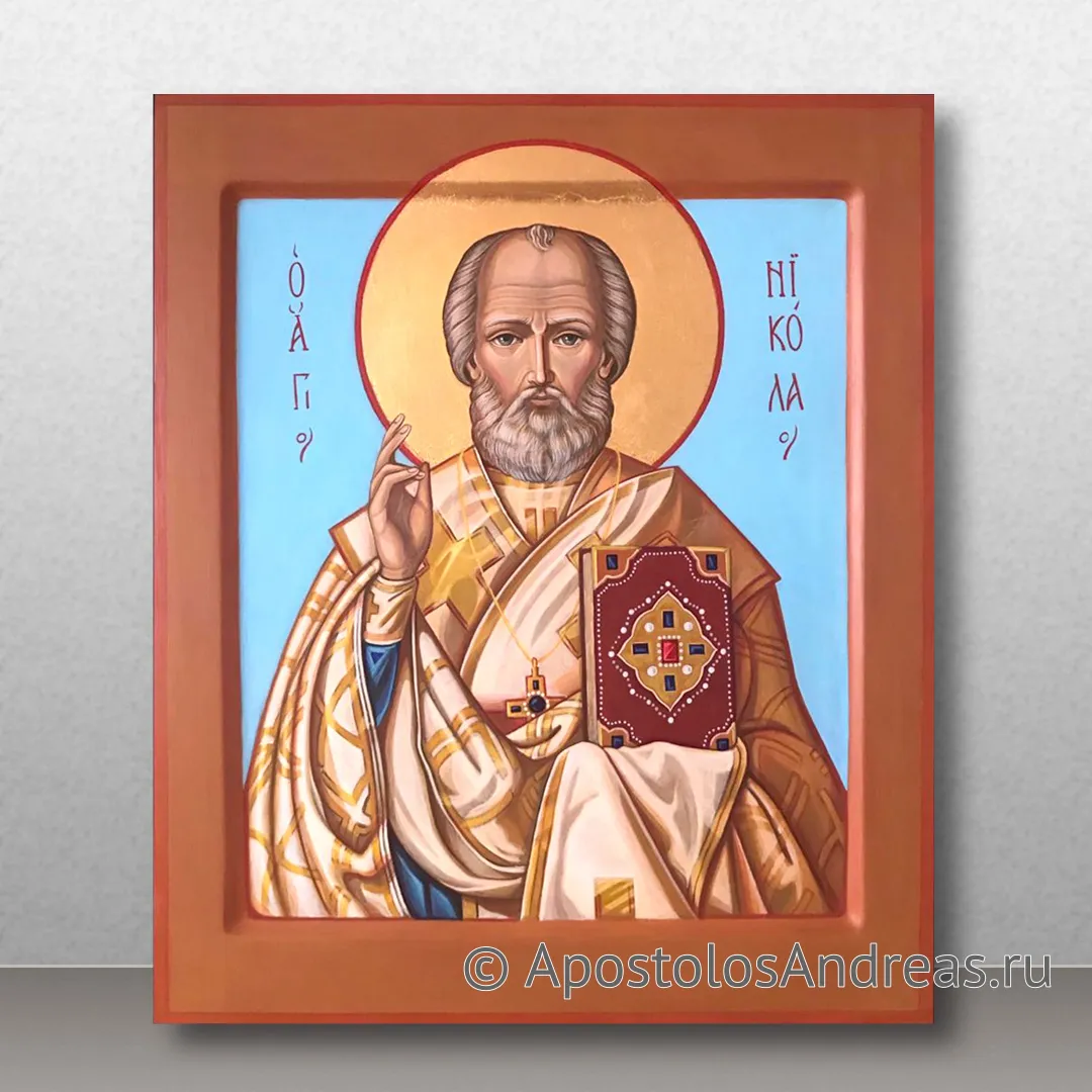 Икона Николай Мирликийский, чудотворец, образец № 23