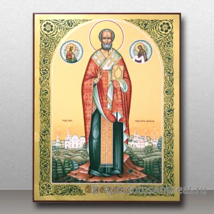 Икона Николай Мирликийский, чудотворец, миниатюра № 42