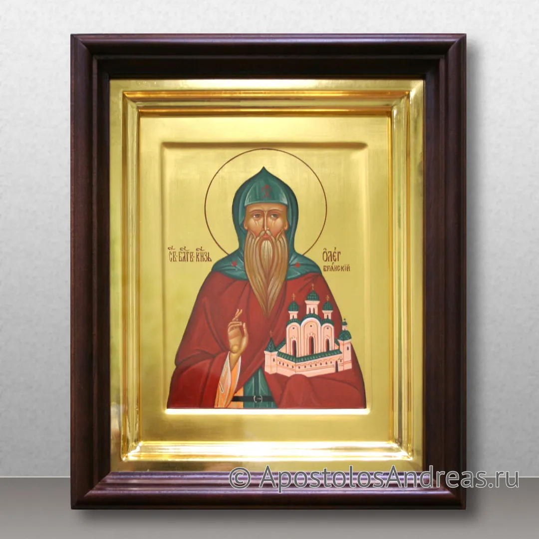 Икона Олег Брянский, преподобный, князь — образец № 2