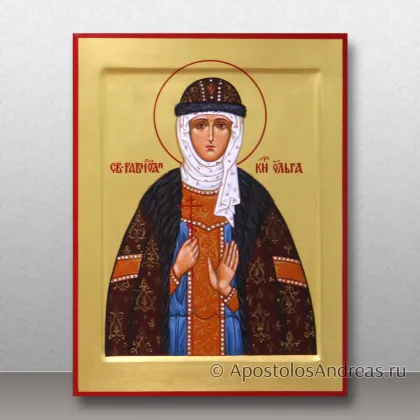 Икона Ольга равноапостольная, княгиня, миниатюра № 13