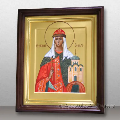 Икона в киоте Ольги равноапостольной, княгини, миниатюра № 16