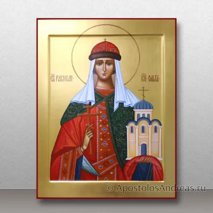 Икона Ольги равноапостольной, княгини, миниатюра № 17