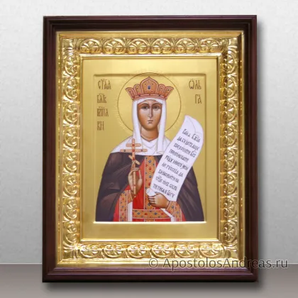 Икона в киоте Ольги равноапостольной, княгини — миниатюра № 20