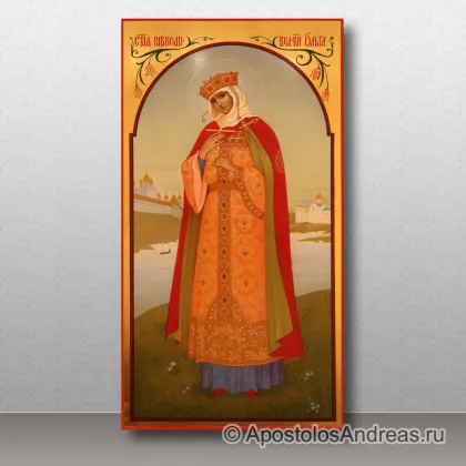 Икона Ольга равноапостольная, княгиня, миниатюра № 4