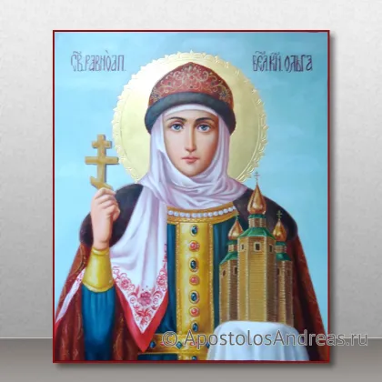 Икона Ольга равноапостольная, княгиня, миниатюра № 7